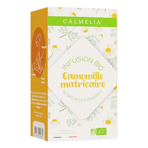 infusion bio camomille matricaire 15 sachets