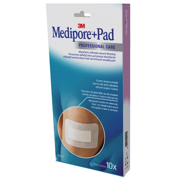 Medipore Plus Pad 10cm x 20cm 10 pansements 2