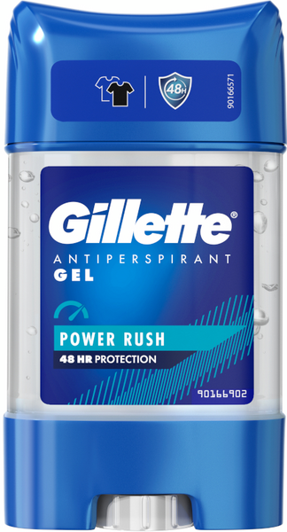 Gillette Power Rush Gel Antitranspirante 70 Ml