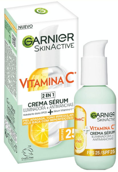 Garnier Crema Sérum con Vitamina C SPF25 50 ml