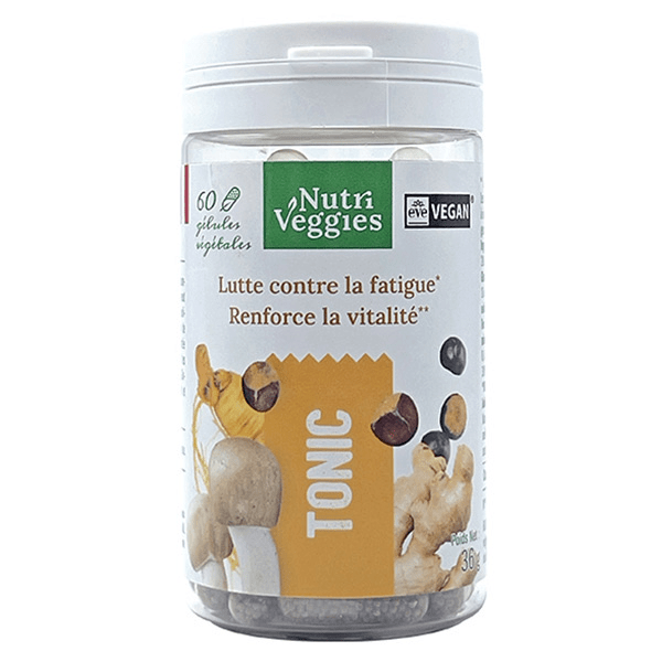 Complément Alimentaire Tonic Fatigue et Vitalité 60 gélules