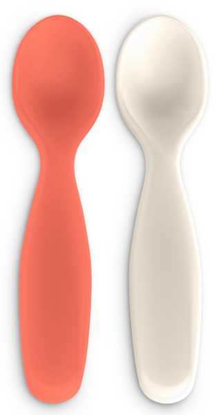 Suavinex Cucharas +6m Coral y Gris 2 uds