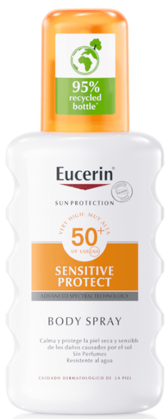 Eucerin Azul Sun Spray Sensitive Protect Spf50+ 200Ml - Imagen 2