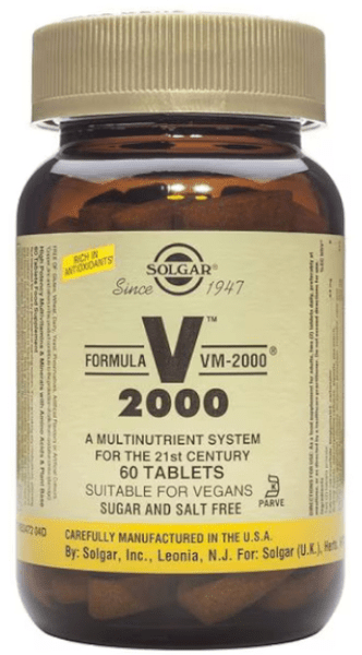 En Oferta Solgar Fórmula Vm-2000 60 Comprimidos