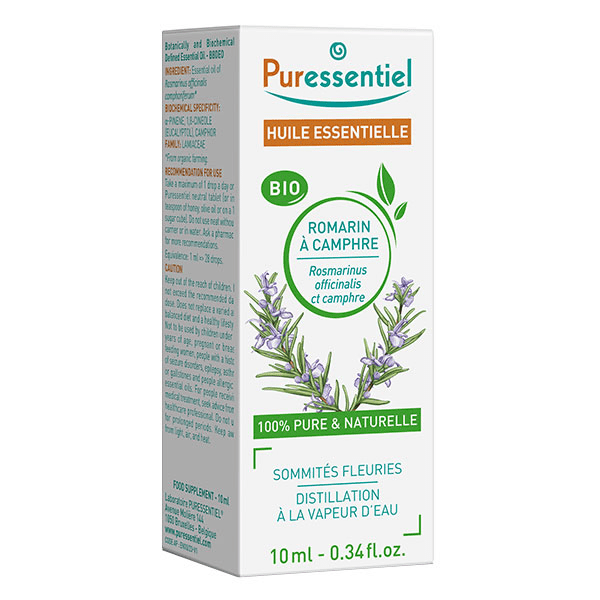 Huile Essentielle Romarin à Camphre Bio 10ml 3
