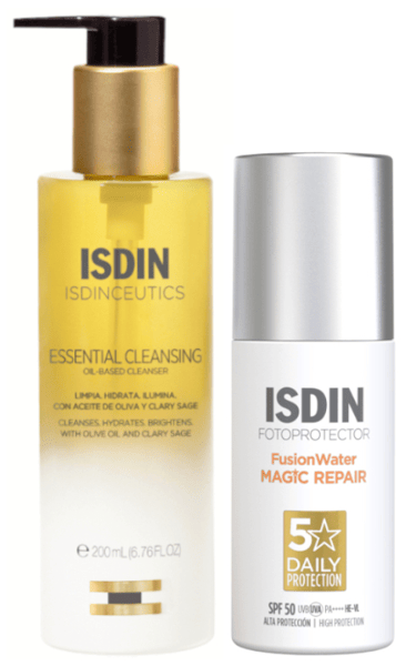 Isdin Limpiador en Aceite 200 ml + Fusion Water Magic Repair SPF50 50 ml
