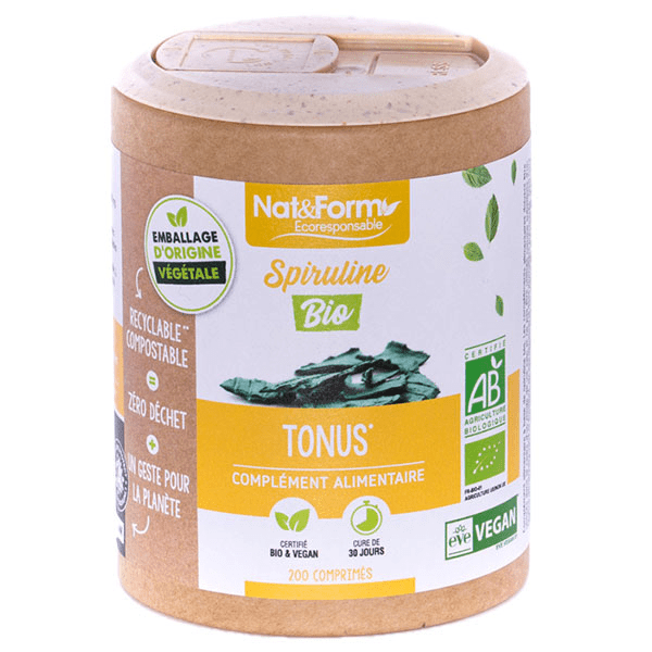 Écoresponsable Spiruline Bio 200 comprimés 3