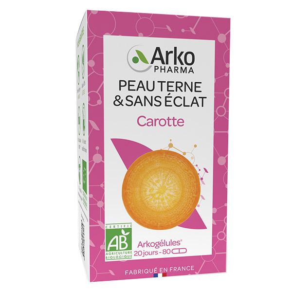 Arkogélules Peau terne & Sans éclat Carotte BIO 80 gélules 4