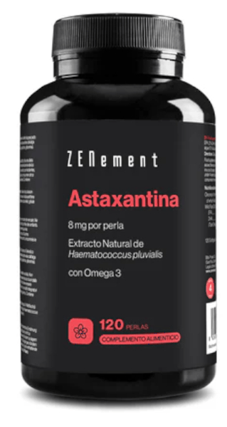 ZENement Astaxantina 8 mg con Omega 3 120 Cápsulas Blandas