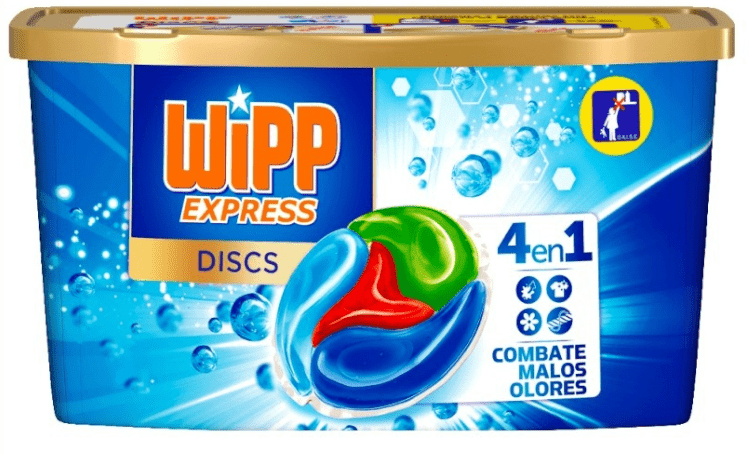 Wipp Express Discs Detergente Limpieza Profunda 10 Dosis