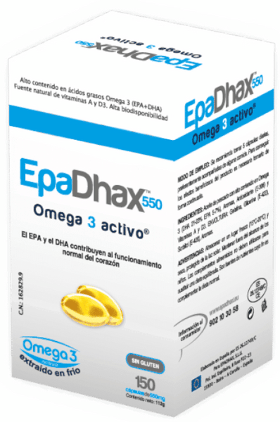 Epadhax 550 mg 150 Cápsulas