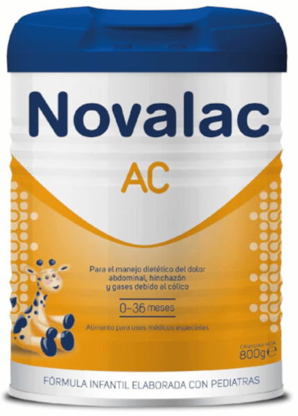 Novalac AC Leche Infantil Anti-hinchazón y Cólicos 0-36m 800 gr