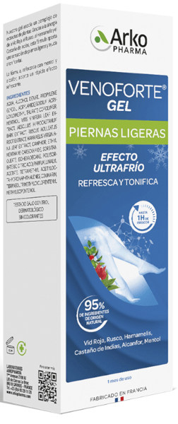 Arkopharma Venoforte Gel Efecto Ultrafrío Piernas Ligeras 150 ml