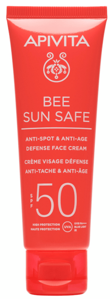 Apivita Crema Bee Sun Safe Antiedad Y Antimanchas Spf50 50Ml