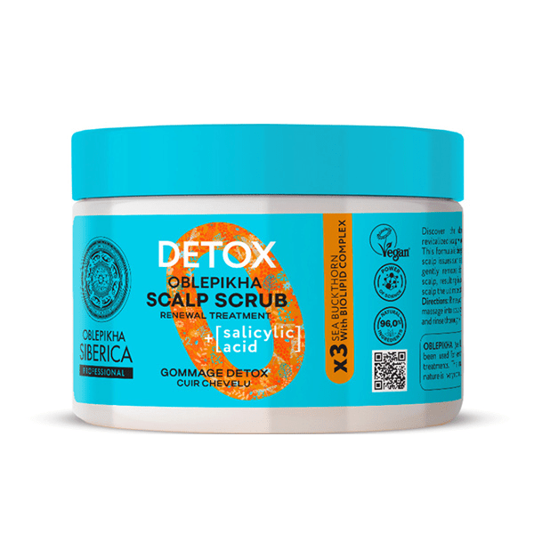 Oblepikha O Gommage Detox du cuir chevelu à l'argousier 300ml 4