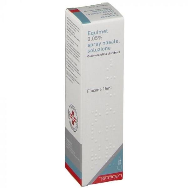 Equimet Spray Nasale 0,05%  Ossimetazolina cloridrato Flacone 15 ml