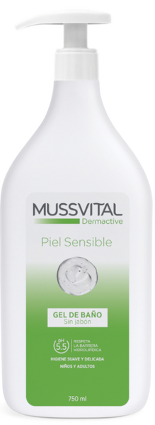 Mussvital Derma Gel Piel Sensible 750 Ml