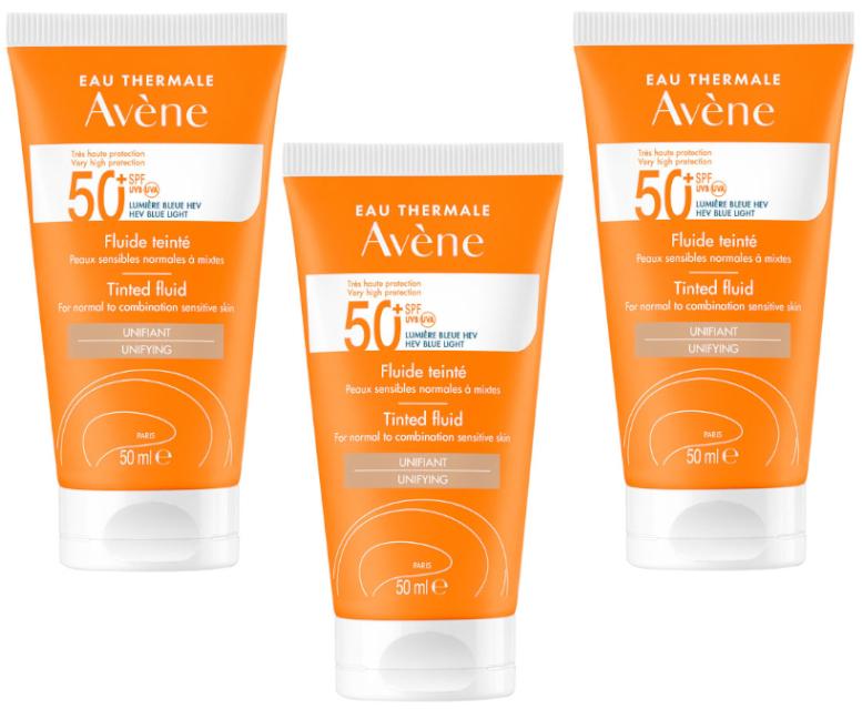 Imagen de Avène Fluido Solar SPF50+ 3x50 ml protección en OfertitasTOP