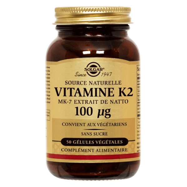 Vitamine K2 MK-7 100µg 50 gélules végétales 3