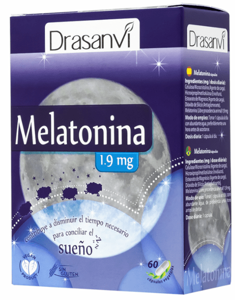 Drasanvi Melatonina 1.9Mg 60 Cápsulas Vegetales