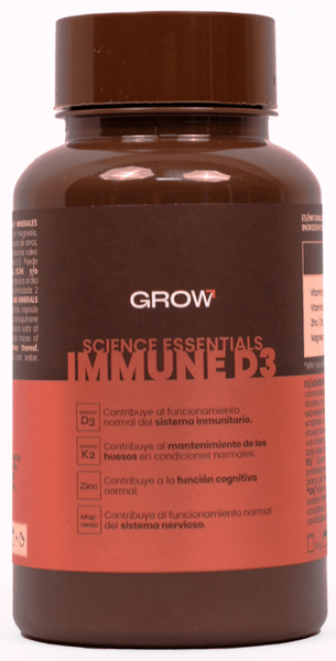 Grow Nutrition Immune D3 60 Cápsulas