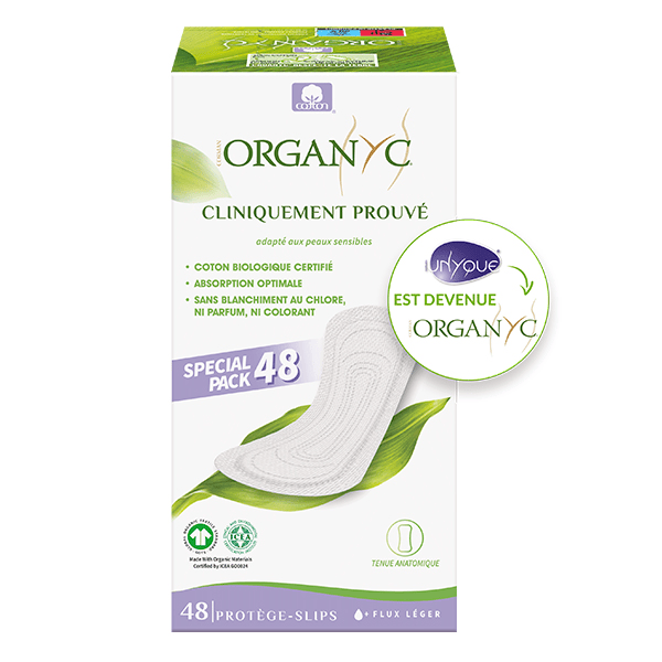 Protège-slips Coton Bio Gots Extra Fin Vrac boite de 48 2