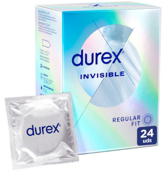 Durex Preservativos Invisibles Súper Finos 24 Unidades