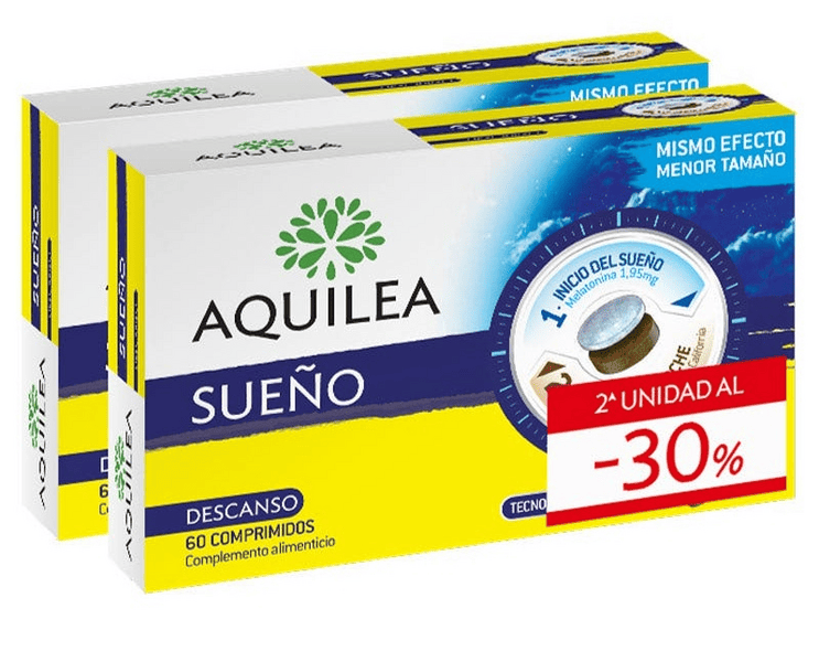Aquilea Sueño 2 x 60 Comprimidos 2ª Ud al 30% de Descuento