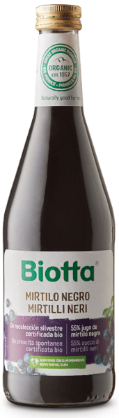 Biotta Jugo De Mirtilos Negros 500 Ml