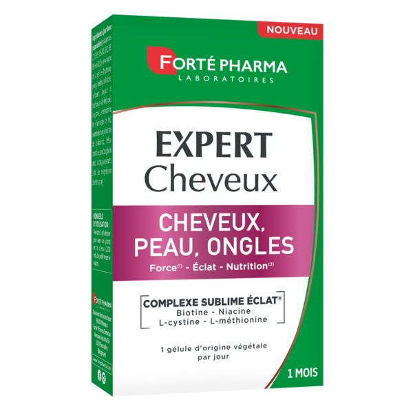 Forté Pharma Expert Cheveux Peau & Ongles Zinc Vitamine B6 30 gélules