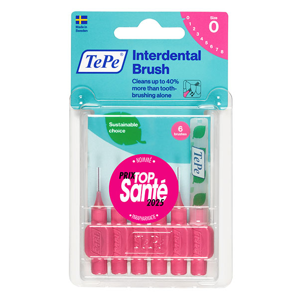 Brossette Interdentaire Eco-Responsable ISO 0 / 0,40mm 6 brossettes