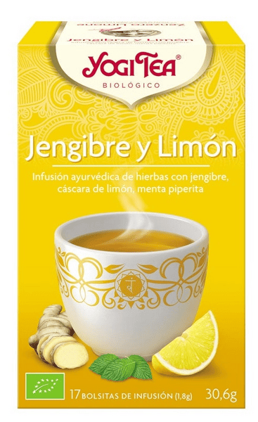 Yogi Tea Negra Jengibre Y Limón 17 Bolsitas