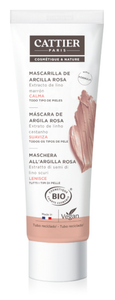 Cattier Mascarilla Arcilla Rosa Piel Sensible 100ml