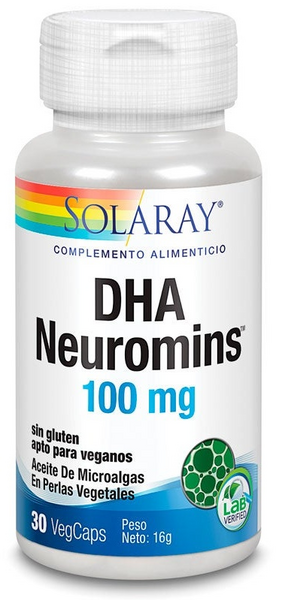Solaray Dha Neuromins 100 Mg 30 Perlas