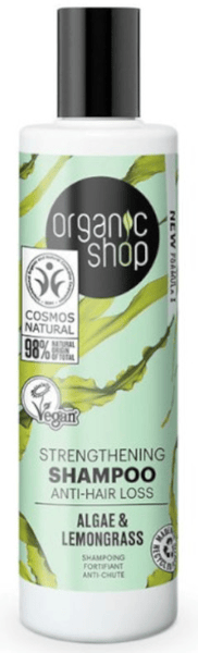 Organic Shop Champú Fortalecedor con Algas y Limón 280 ml