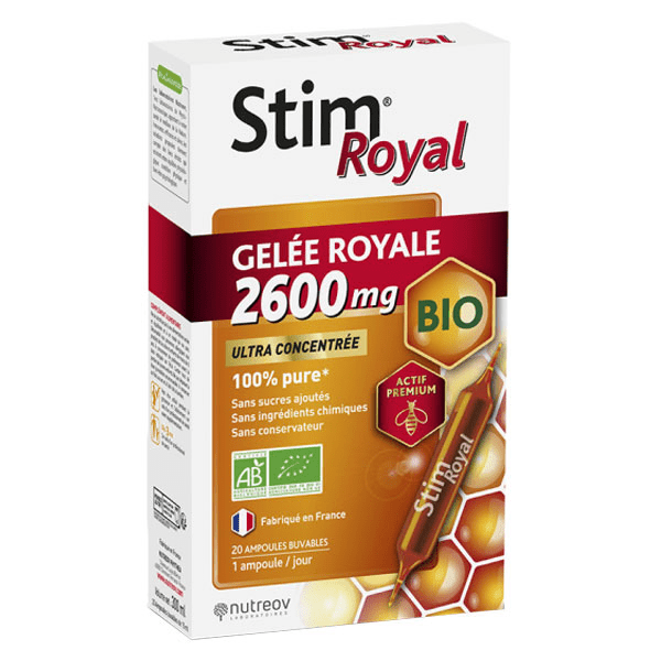 Physcience Stim Royal Gelée Royale 2600mg Bio 20 ampoules 5