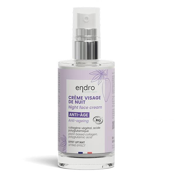 Crème Visage Nuit Collagène Effet Tenseur 100% d’origine naturelle 50ml