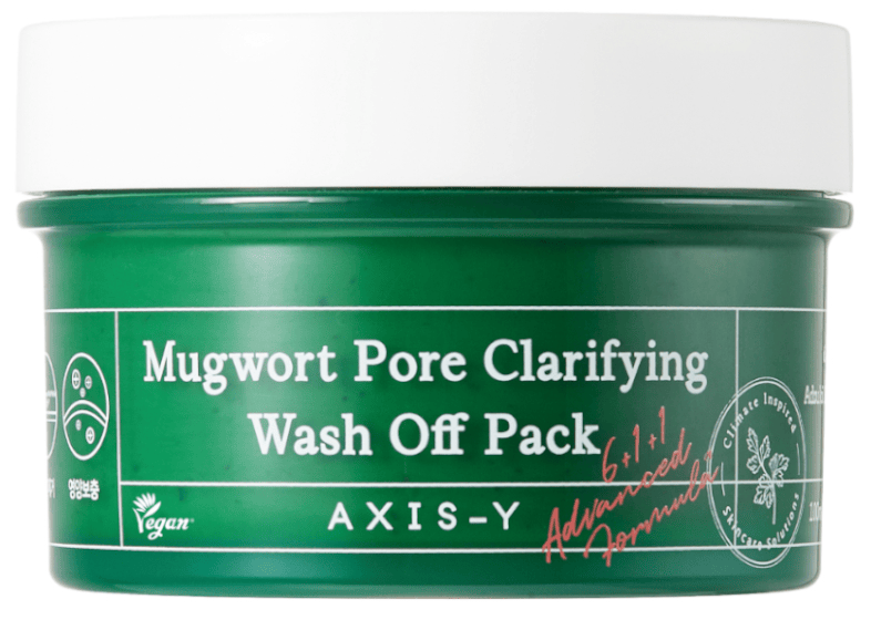 Axis-Y 6+1+1 Advanced Formula Mugwort Pore Clarifying Wash Off Pack Mascarilla De Limpieza Profunda Con Efectos Calmantes 100 Ml - Imagen 3