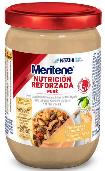 Meritene Nutrición Reforzada Puré Pavo Con Pasta Y Champiñones 300 Gr