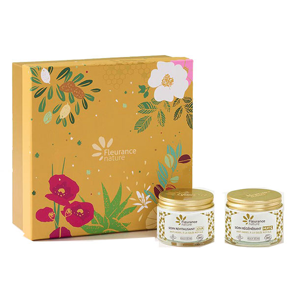 - Coffret beauté royale visage Bio - 2 pots de 50 ml