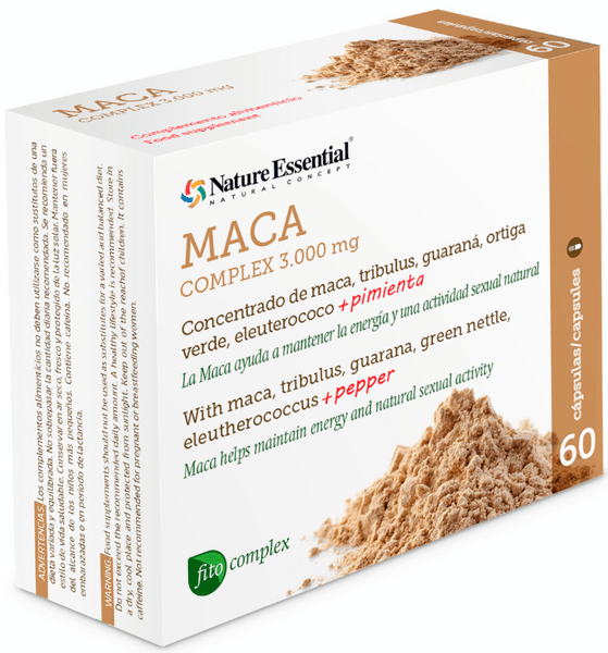 Nature Essential Maca Complex 3000Mg 60 Cápsulas