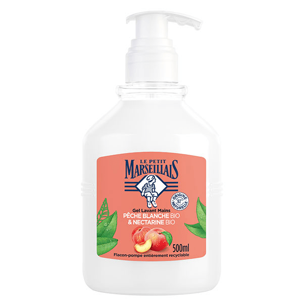 Gel Lavant Mains Pêche Blanche et Nectarine 500ml 2