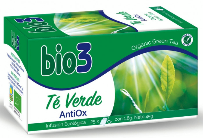 Bio3 Infusión Té Verde Oriental 25 Bolsitas