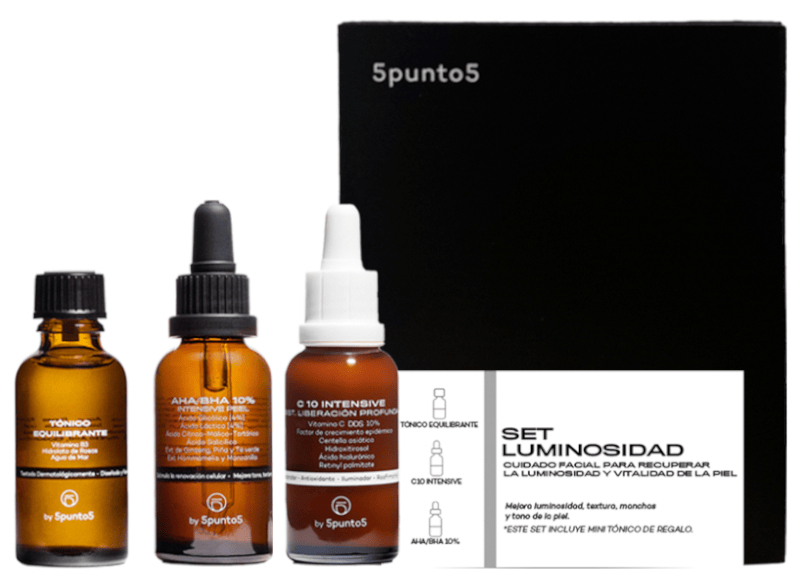 5punto5 C-10 Intensive 30 ml + AHA/BHA 10% Intensive Peel 30 ml + Mini Tónico