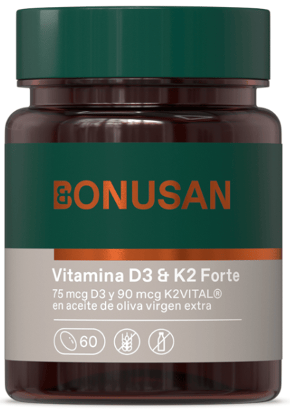 Bonusan Vitamina D3 & K2 Forte 60 Perlas