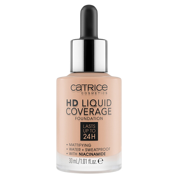 Visage HD Liquid Coverage Fond de Teint N°020 Rose Beige 30ml