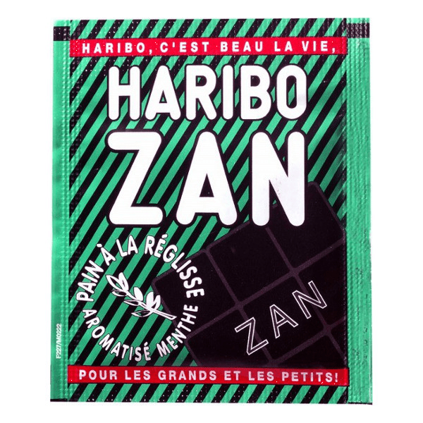 Haribo Zan Confiserie à la Réglisse Aromatisée Menthe 12g 3