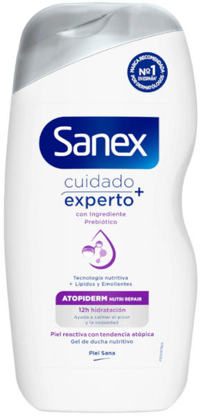 Sanex Cuidado Experto + Atopiderm Nutri Repair Gel De Ducha 475 Ml