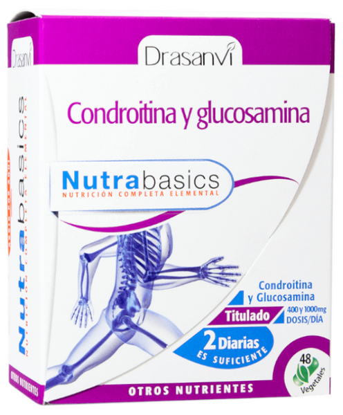 Drasanvi Condroitina+Glucosamina 48 Cápsulas Nutrabasicos