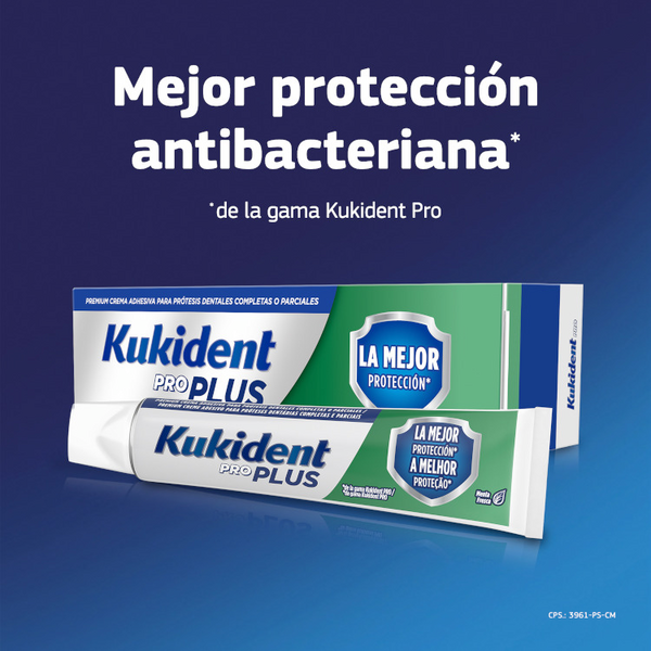 Kukident Pro Plus Crema Adhesiva Menta Fresca 40gr